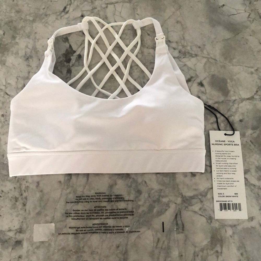 Sweat and Milk nursing sports bra